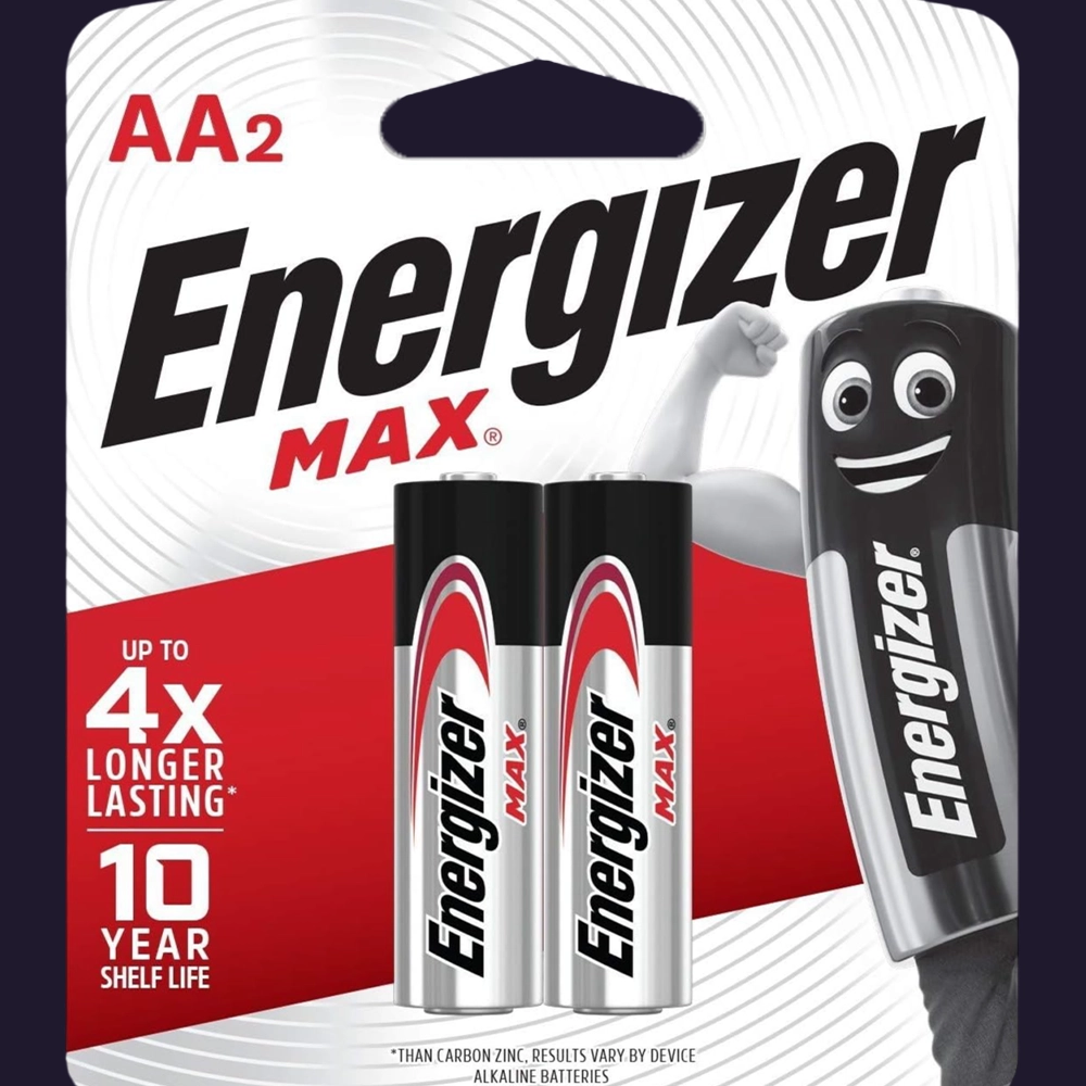 Energizer 2 AA Max Batteries (1.5V)  for sale in Egypt from Games2Egypt