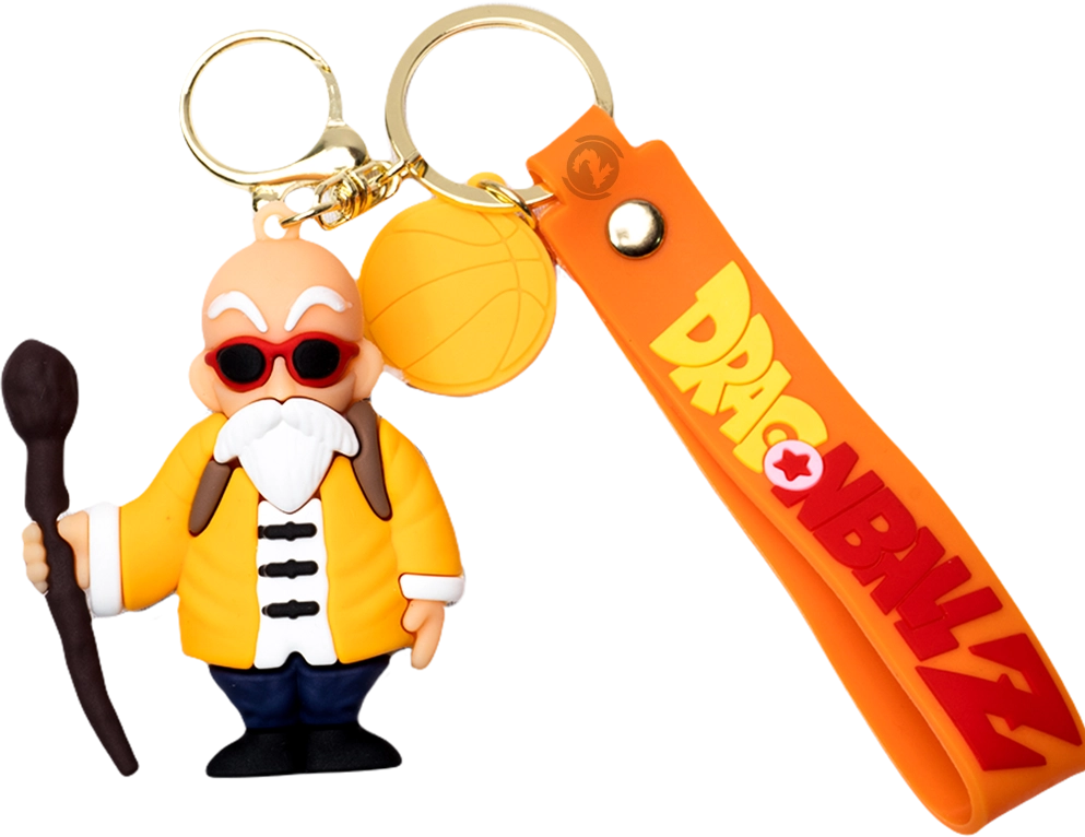 DragonBall Z - Master Roshi with Stick - Keychain Medal  for sale in Egypt from Games2Egypt