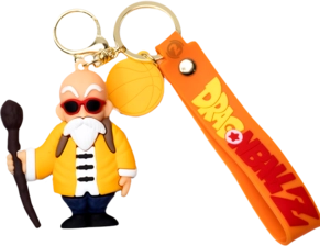 DragonBall Z - Master Roshi with Stick - Keychain Medal