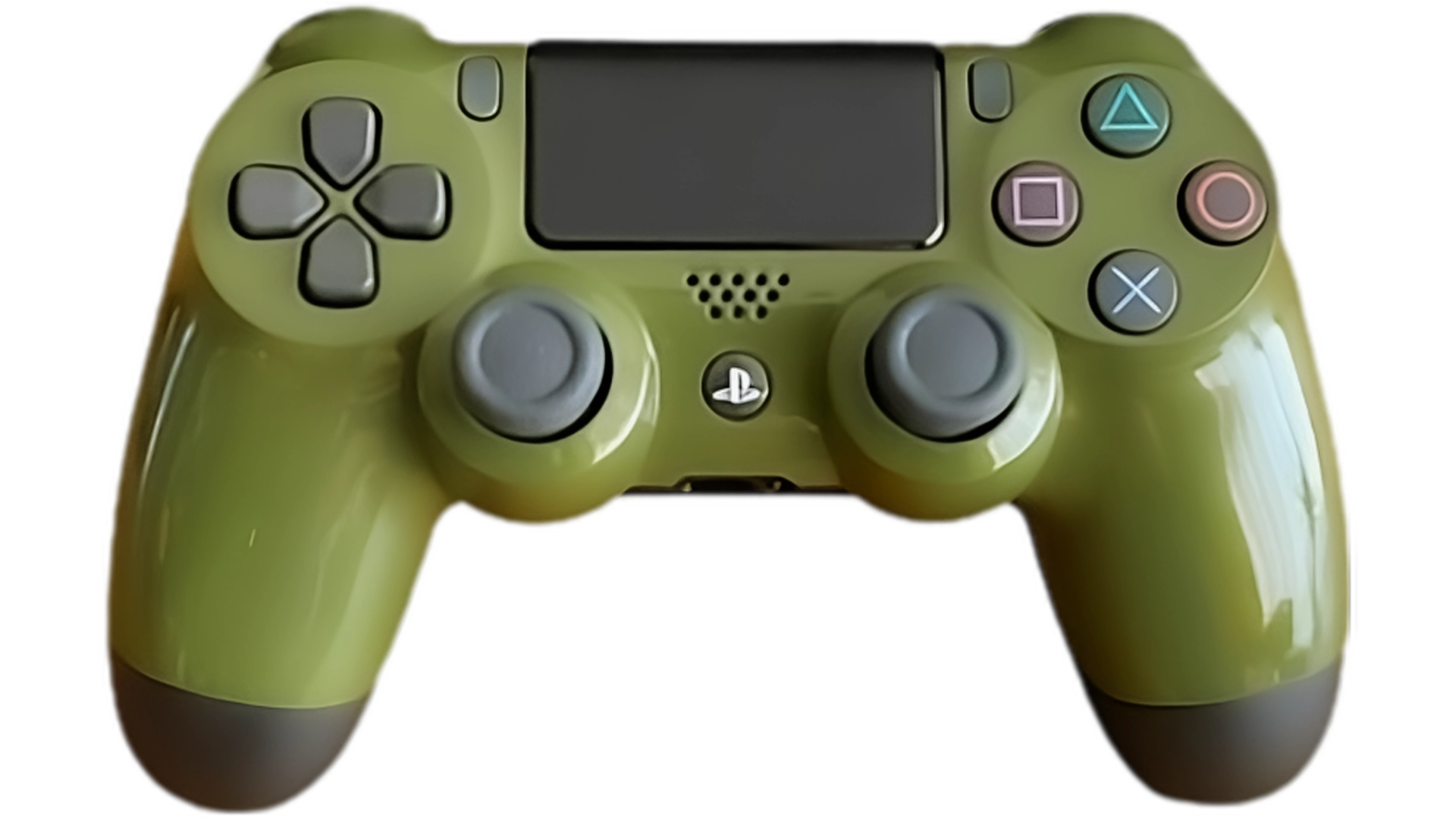 DUALSHOCK 4 PS4 Controller - Army Green - Used  for sale in Egypt from Games2Egypt