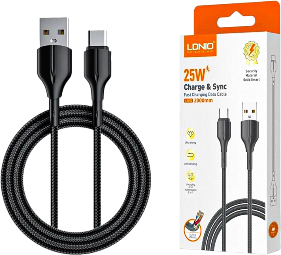 Ldnio LS852 USB type c Charging Cable - 2M  for sale in Egypt from Games2Egypt