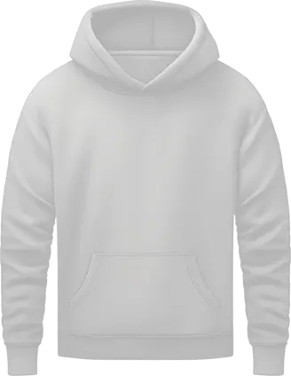 Hoodie - White - Plain