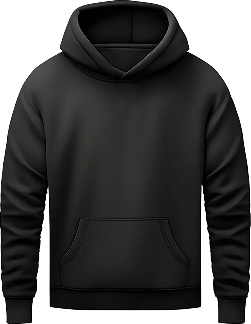 Hoodie - Black - Plain  for sale in Egypt from Games2Egypt