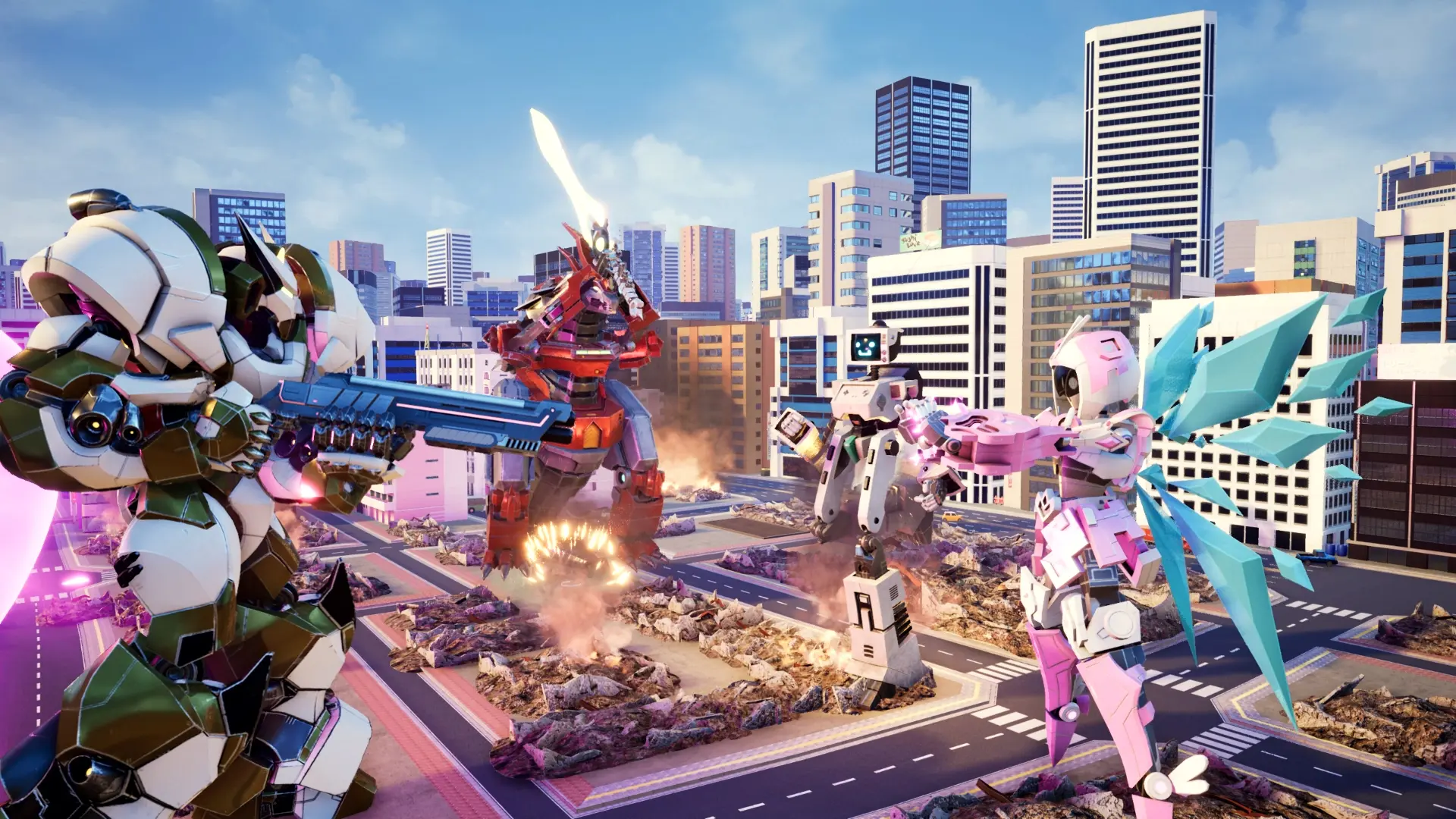 Override: Mech City Brawl - PS4  for sale in Egypt from Games2Egypt