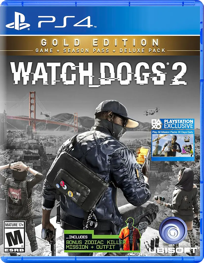 Watch Dogs 2 - Gold Edition - PS4  for sale in Egypt from Games2Egypt