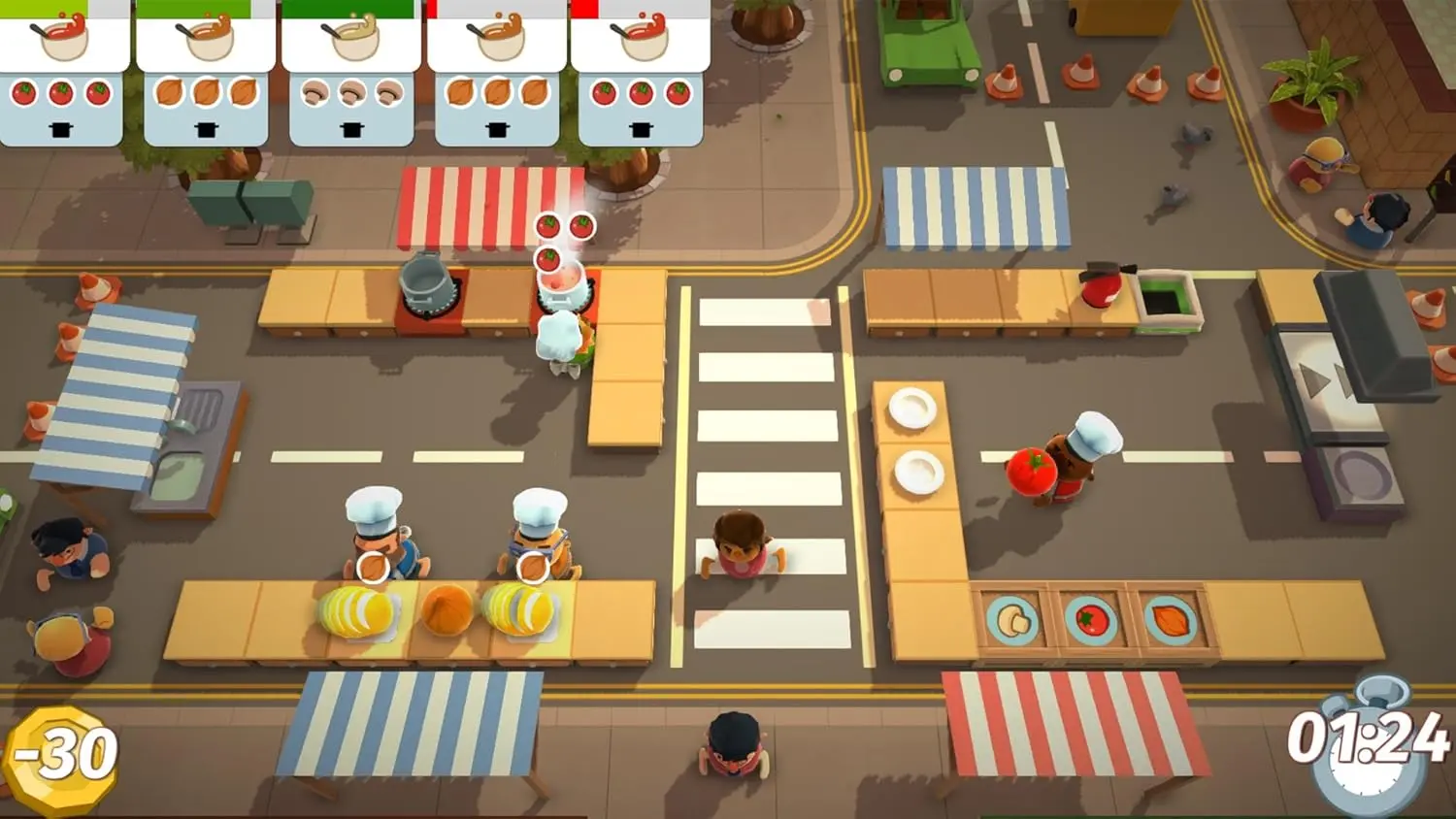 Overcooked - Gourmet Edition - PS4  for sale in Egypt from Games2Egypt