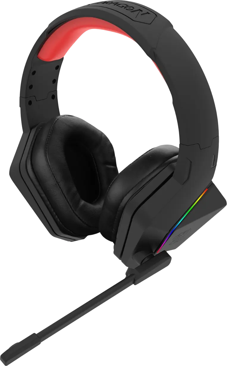 Redragon H390 PARIS RGB - Gaming Headset - Black  for sale in Egypt from Games2Egypt