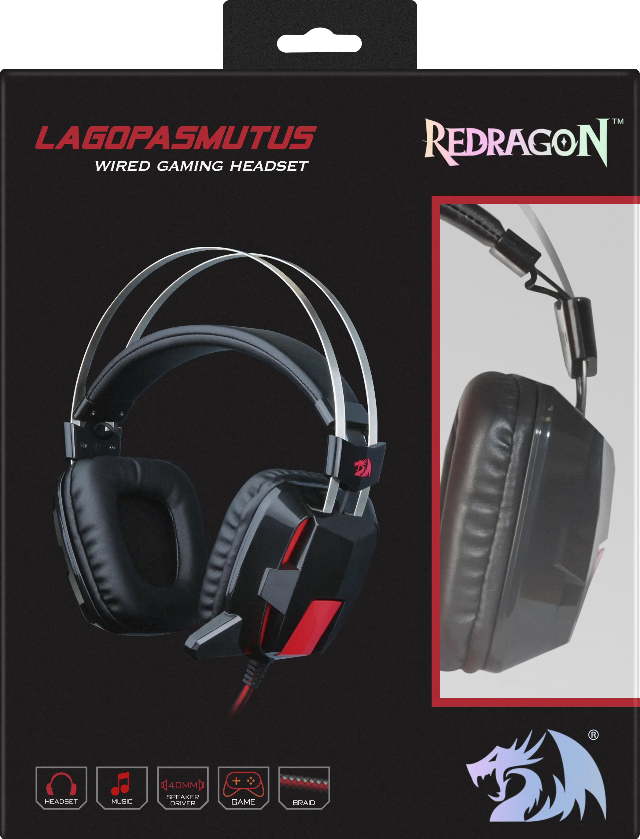 Redragon H201 Gaming Headset - Black  for sale in Egypt from Games2Egypt