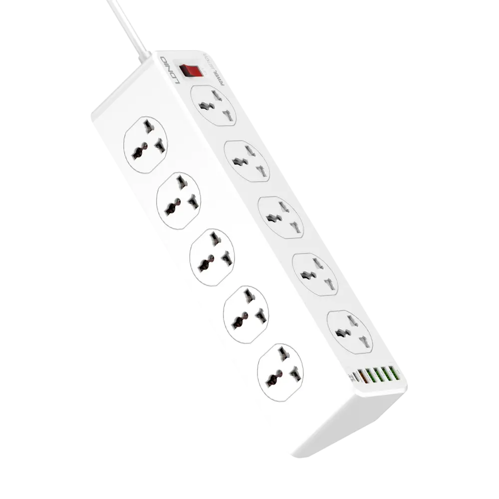 LDNIO SC10610 Power Strip - 10 SOCKETS With 6 USB PORTS  for sale in Egypt from Games2Egypt