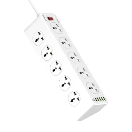 LDNIO SC10610 Power Strip - 10 SOCKETS With 6 USB PORTS