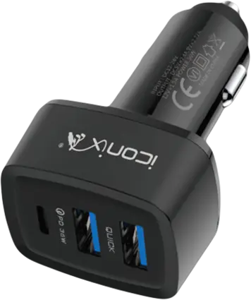 ICONIX IC-CC1715 Fast Car Charger 36W 