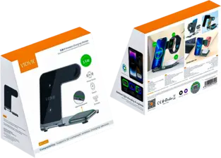 VIDVIE 3 IN 1 Wireless Charging Station  for sale in Egypt from Games2Egypt