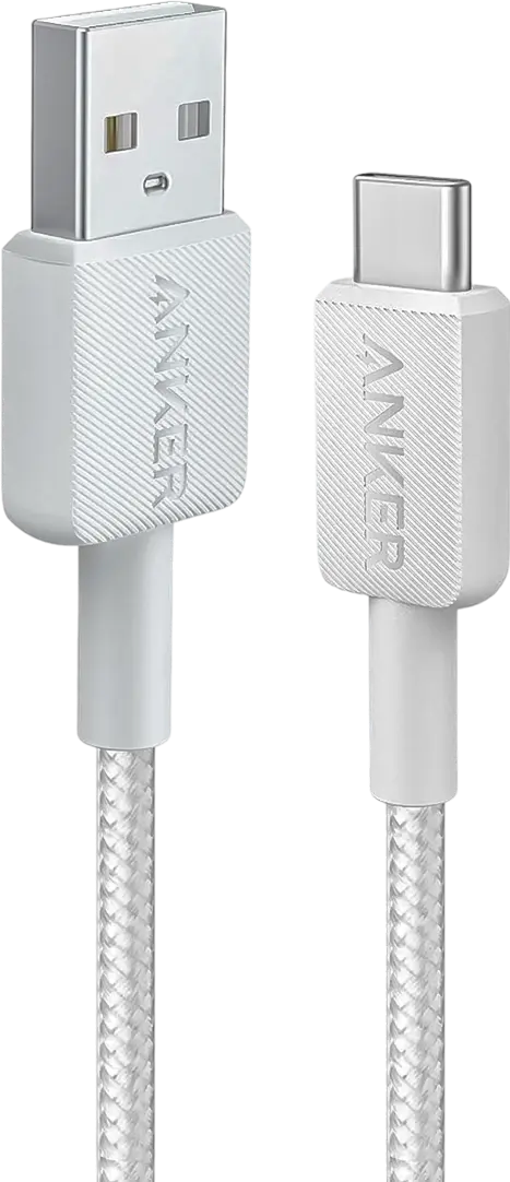 Anker USB-A to USB-C Cable Fast Charging - White   for sale in Egypt from Games2Egypt