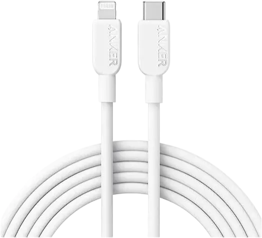 Anker 310 Type-C to Lightning Cable (3ft Braided) - White  for sale in Egypt from Games2Egypt