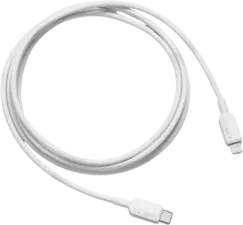 Anker 310 Type-C to Lightning Cable (3ft Braided) - White  for sale in Egypt from Games2Egypt