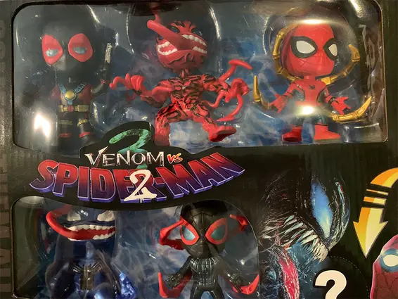 Venom VS Spider Man 2 Mini Figure (6 Character) - Figure