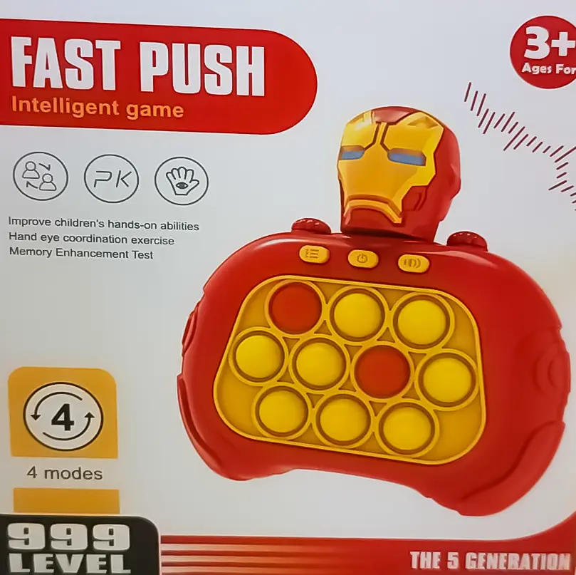 Iron Man - Fast Quick Pop it Game Console  for sale in Egypt from Games2Egypt