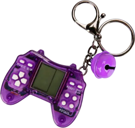 Keychain Medal HANDHELD Player - Purple 