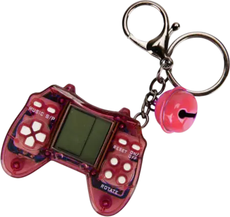 Keychain Medal HANDHELD Player - Reddish Pink