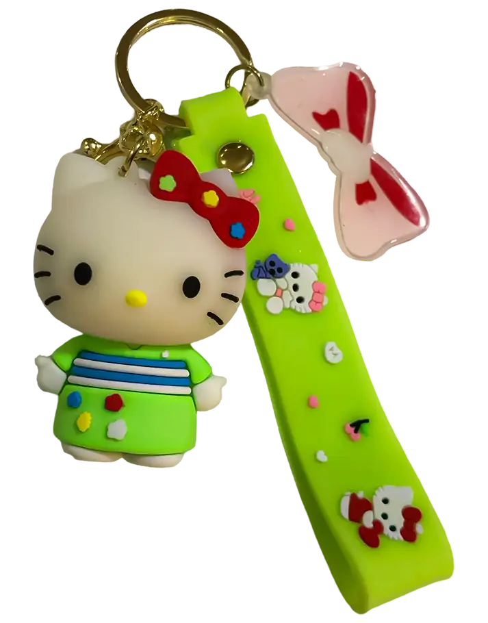 Hello Kitty - Green Neon China Outfit - Keychain Medal  for sale in Egypt from Games2Egypt