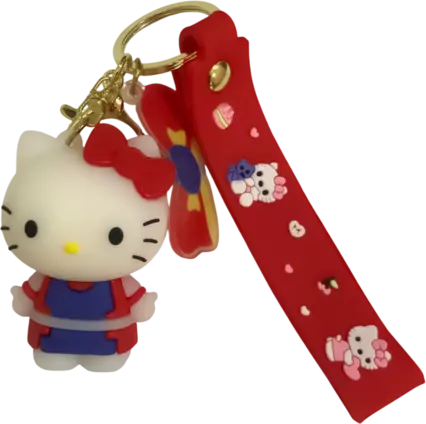 Hello Kitty Traditional Asian Outfit - Keychain Medal