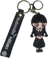 Wednesday With Black Dress - Keychain Medal