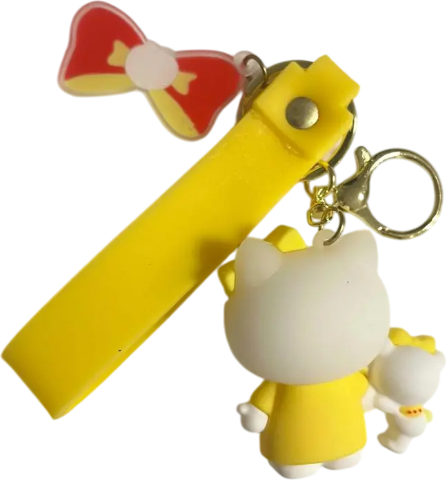 Hello Kitty Yellow Pajama With Doll - Keychain Medal  for sale in Egypt from Games2Egypt