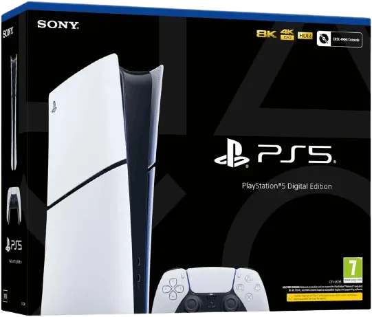 Sony PlayStation 5 Slim Console (Digital Edition) - 1TB - 1Y Warranty - Open Sealed   for sale in Egypt from Games2Egypt