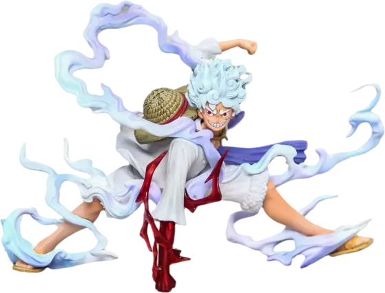 One Piece Luffy Gear 5 Nika Straw Hat Pirate Fist - Figure