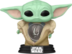 Funko Pop! Movies: Star Wars: The Mandalorian S10 - Din Grogu With Armor (Baby Yoda)  -  for sale in Egypt from Games2Egypt