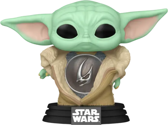 Funko Pop! Movies: Star Wars: The Mandalorian S10 - Din Grogu With Armor (Baby Yoda) 