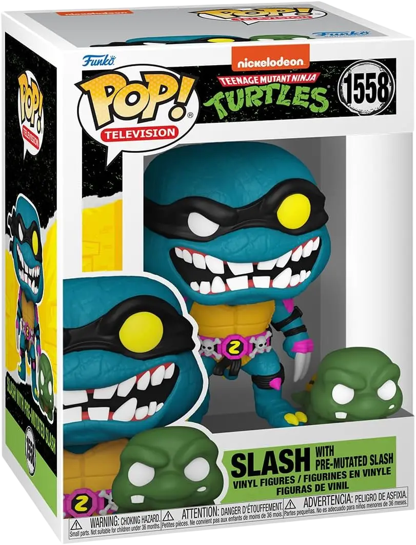 Funko Pop! Teenage Mutant Ninja Turtles S4 - Slash With Pre-Mutated Slash   for sale in Egypt from Games2Egypt