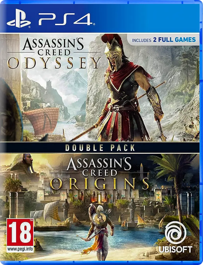 Assassin's Creed Origins + Odyssey Double Pack Bundle – PS4 - Used  for sale in Egypt from Games2Egypt