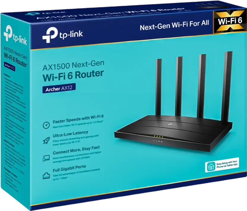 TP-Link Archer AX12  for sale in Egypt from Games2Egypt