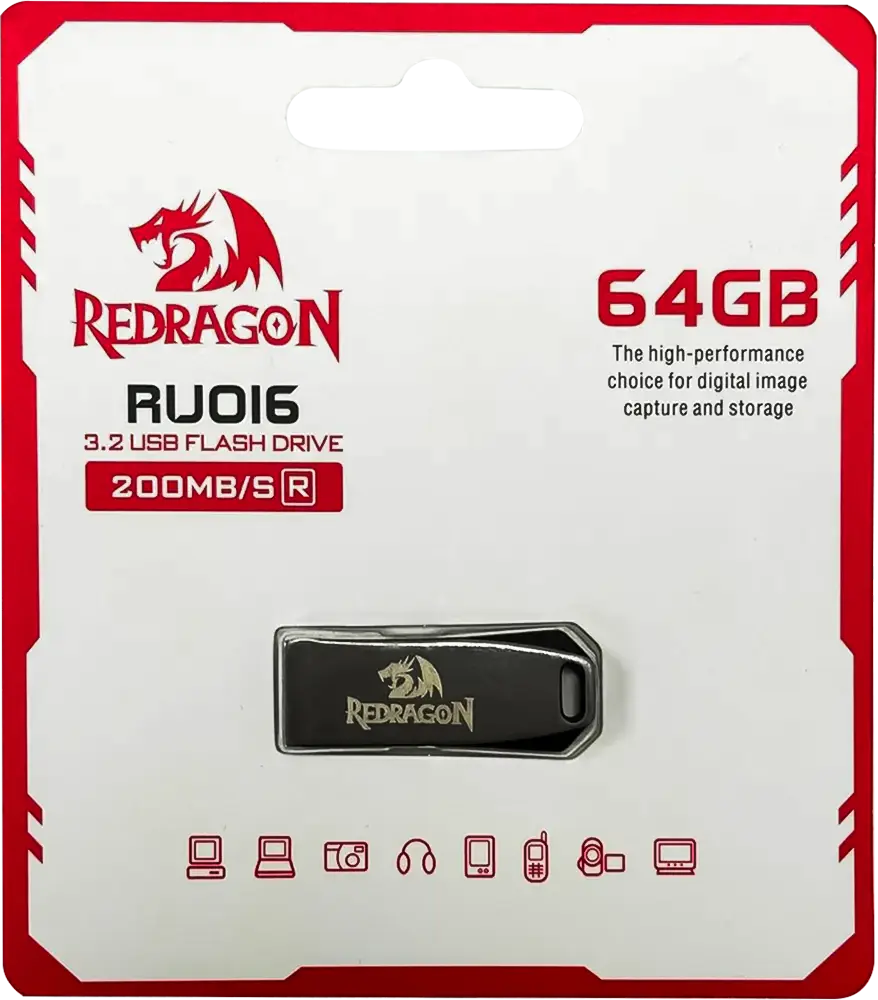 REDRAGON RU016D 3.2 USB 64GB Flash Drive  for sale in Egypt from Games2Egypt