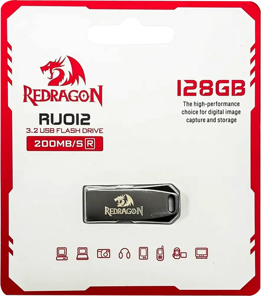 REDRAGON RU012D 3.2 USB 128GB Flash Drive  for sale in Egypt from Games2Egypt