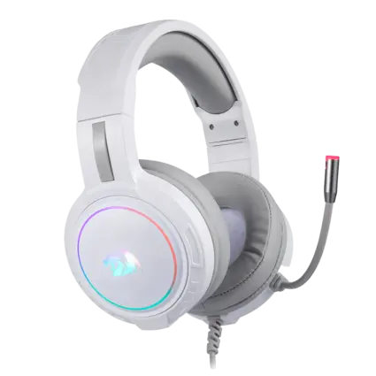 Redragon H270 Mento RGB Gaming Headphone - White