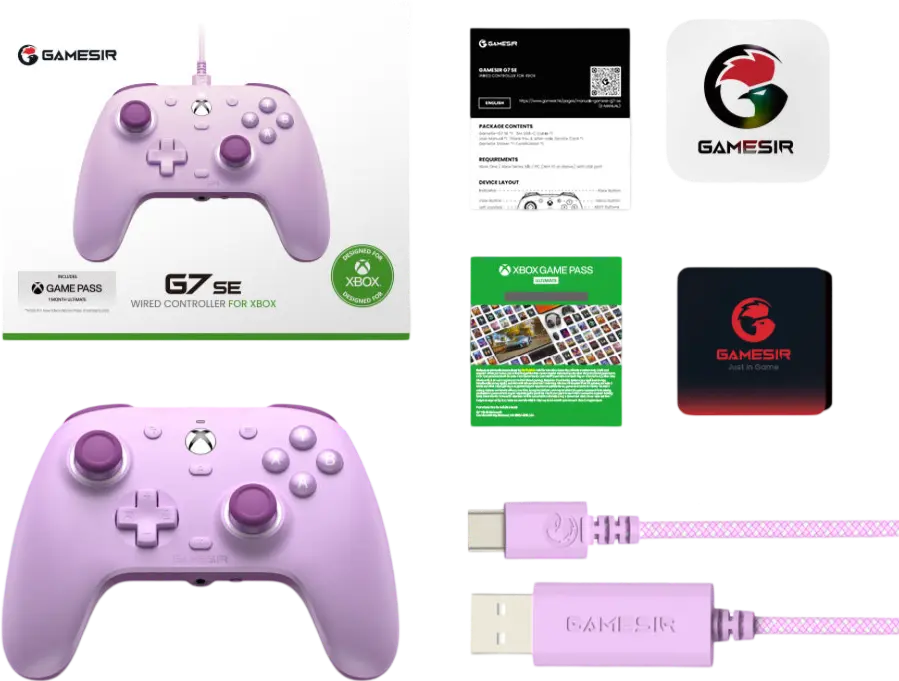 GameSir G7 SE Wired Controller - Radiant Purple  for sale in Egypt from Games2Egypt