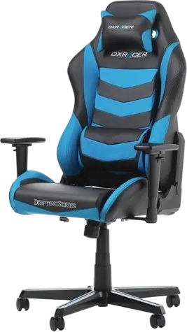 DXRacer OH/DM166/NB Drifting Series Gaming Chair - Black and Blue    for sale in Egypt from Games2Egypt