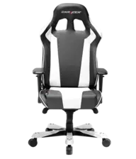 DXRacer King Series OH/KS06/NW Gaming Chair - Black and White  