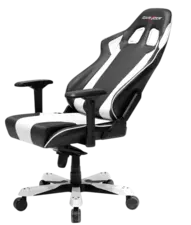 DXRacer King Series OH/KS06/NW Gaming Chair - Black and White    for sale in Egypt from Games2Egypt