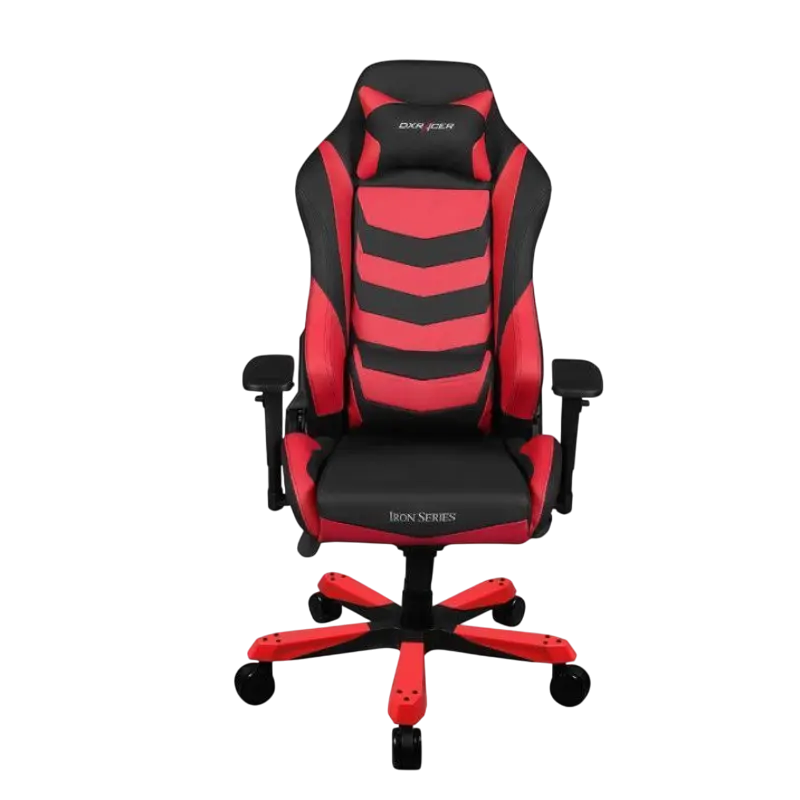 DXRacer OH/IS166/NR Iron Series Gaming Chair - Black and Red  for sale in Egypt from Games2Egypt