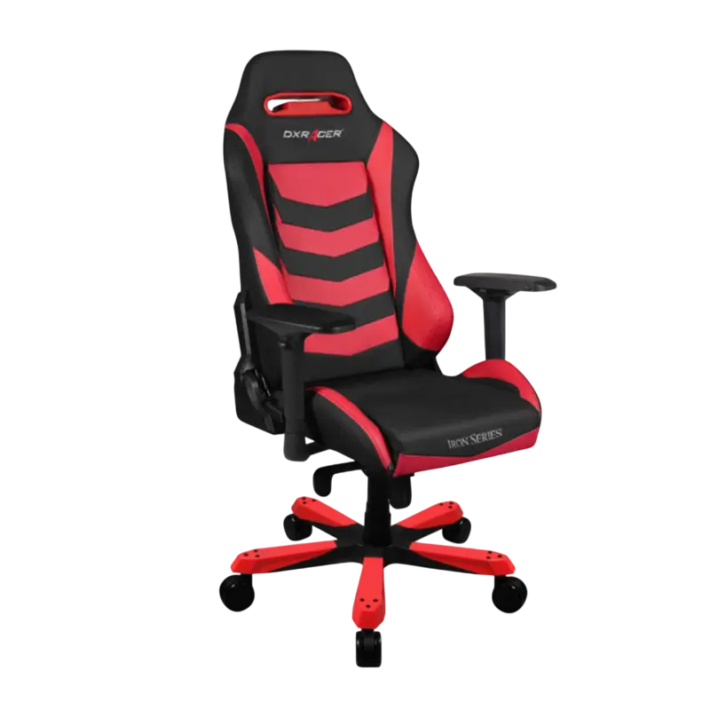 DXRacer OH/IS166/NR Iron Series Gaming Chair - Black and Red  for sale in Egypt from Games2Egypt