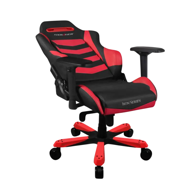 DXRacer OH/IS166/NR Iron Series Gaming Chair - Black and Red  for sale in Egypt from Games2Egypt