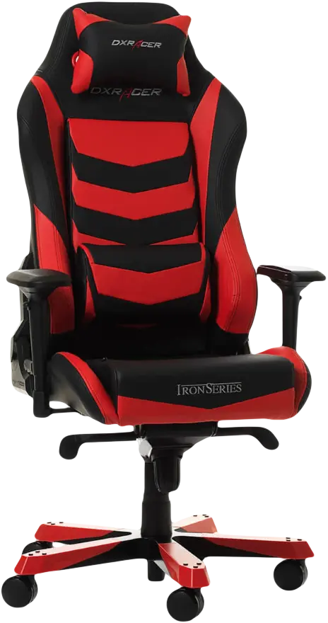 DXRacer OH/IS166/NR Iron Series Gaming Chair - Black and Red  for sale in Egypt from Games2Egypt