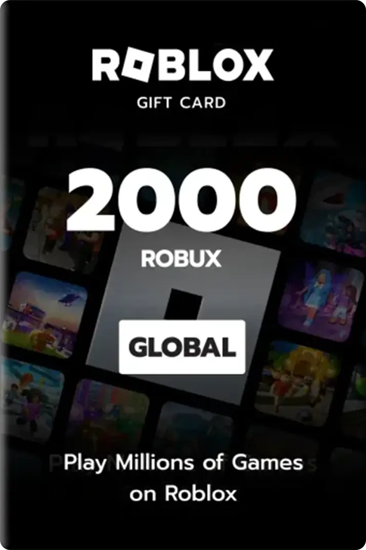 Roblox Card 2000 Robux Key Global  for sale in Egypt from Games2Egypt