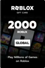 Roblox Card 2000 Robux Key Global -  for sale in Egypt from Games2Egypt