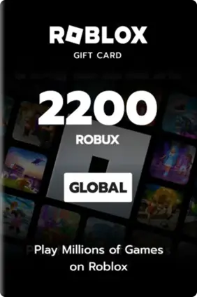 Roblox Card 2200 Robux Key Global