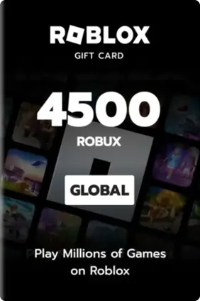 Roblox Card 4500 Robux Key Global