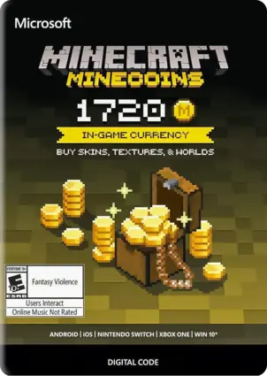 Minecraft: Minecoins Pack: 1720 Coins Key GLOBAL